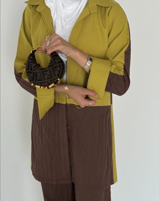 ⁦Brown SET يرجى كتابة طول البنطرون في خانة الملاحظات⁩ - الصورة ⁦6⁩