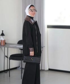 Alternative view of Black & brown leather